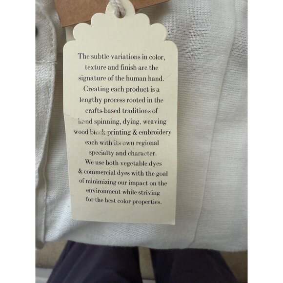 New KOPAL Anthropologie White Tunic Dress w/ Multicolor Stripes 3/4 Sleeves Sz S - Picture 8 of 10